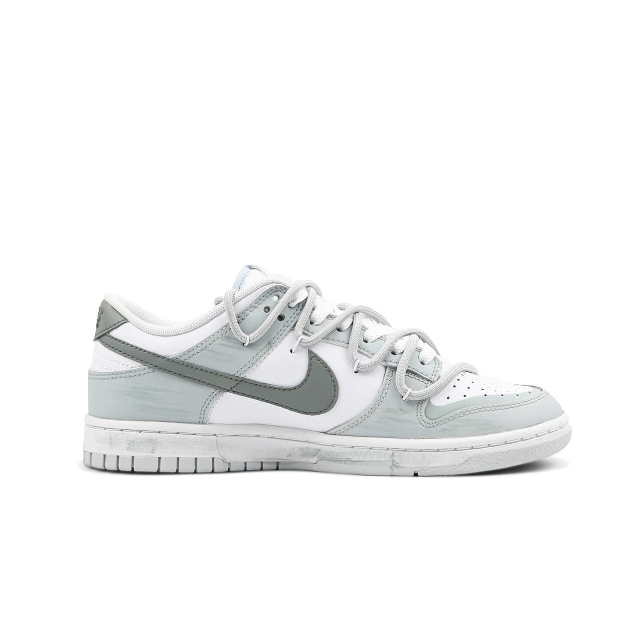 Order 나이키 덩크 로우 '그라피티 회녹색' (커스텀) DV0831-101(Team120灰绿涂鸦)