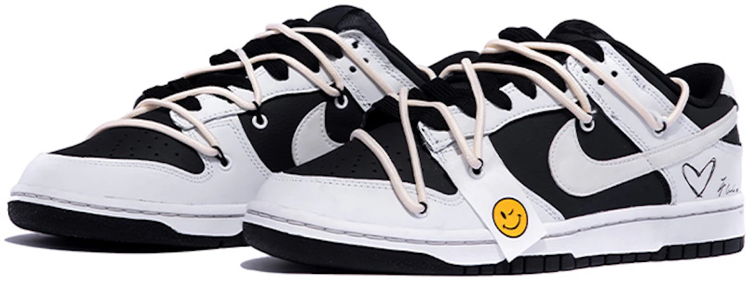 【定製球鞋】 Nike Dunk Low 極簡風 在逃的塗鴉灰 復古 塗鴉 撞色 解構 情侶 低幫 板鞋 GS 灰黑 Lookbook 【定製球鞋】 Nike Dunk Low 極簡風 在逃的塗鴉灰 復古 塗鴉 撞色 解構 情侶 低幫 板鞋 GS 灰黑