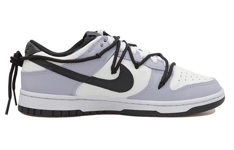 Order 【訂製球鞋】 Nike Dunk Low 塗鴉 個性 小眾 潑墨 小熊 解構風 潮流復古 低筒 板鞋 男款 灰紫黑白