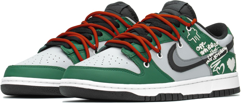 나이키 덩크 로우 '그래피티 러브' (커스텀) DJ6188-002(TeamA-DK涂鸦爱心绿S-BOX) Lookbook 나이키 덩크 로우 '그래피티 러브' (커스텀) DJ6188-002(TeamA-DK涂鸦爱心绿S-BOX)