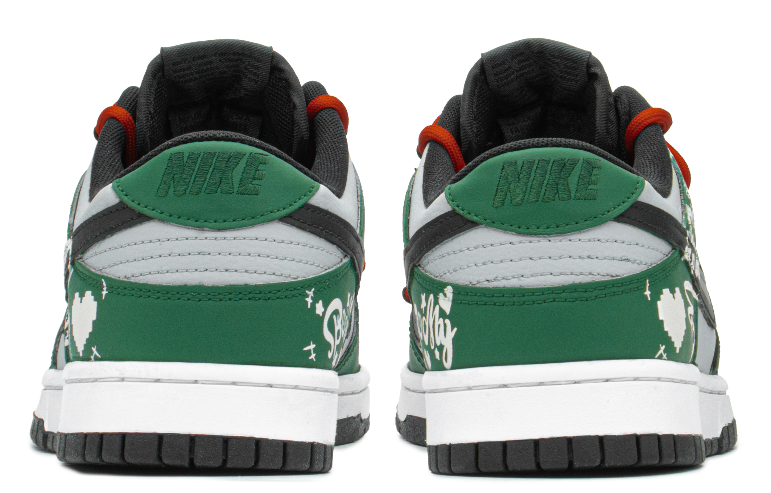 Purchase [Zapatillas Personalizadas] Nike Dunk Low 'Graffiti Love' DJ6188-002(TeamA-DK涂鸦爱心绿S-BOX)