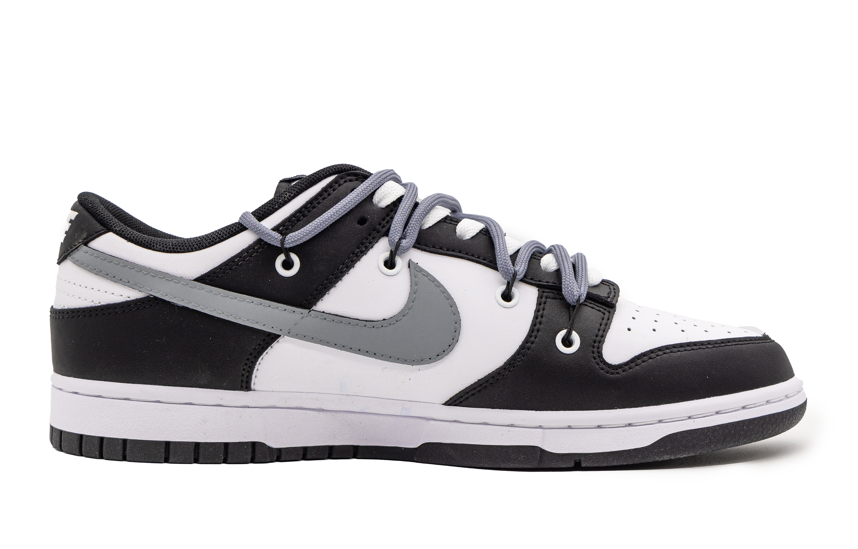 Order 【客製球鞋】Nike Dunk Low 解構塗鴉 怪獸百搭 低筒 滑板鞋 GS 黑白