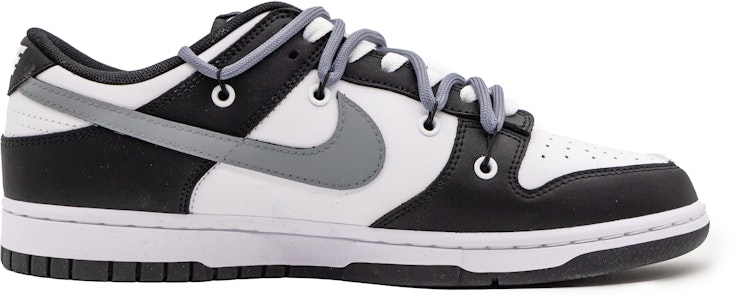 【客製球鞋】Nike Dunk Low 解構塗鴉 怪獸百搭 低筒 滑板鞋 GS 黑白 Order 【客製球鞋】Nike Dunk Low 解構塗鴉 怪獸百搭 低筒 滑板鞋 GS 黑白