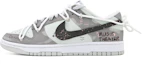Buy 【訂製球鞋】Nike Dunk Low 塗鴉音樂 高級 西海岸 貼皮 簡約 解構 低筒 滑板鞋 男款 灰白