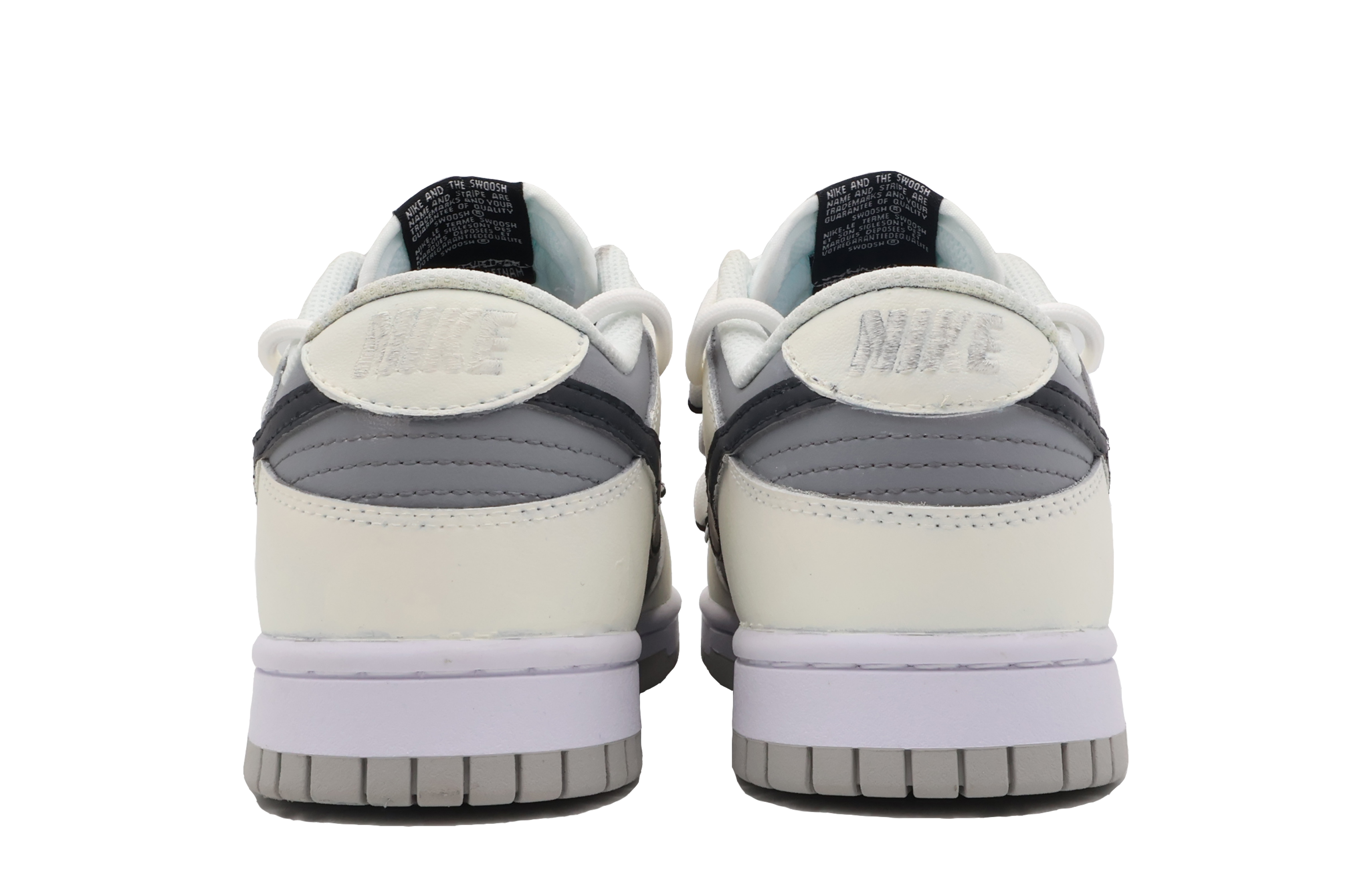 Shop 나이키 덩크 로우 '그라피티 오프화이트' (커스텀) DQ0380-001(Team53-女款漠白S-BOX)