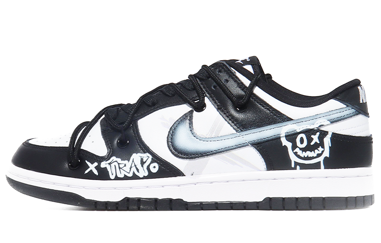 Buy [Sepatu Kustom] Nike Dunk Low 'Panda Grafiti' DD1391-100(Team10-涂鸦小熊）