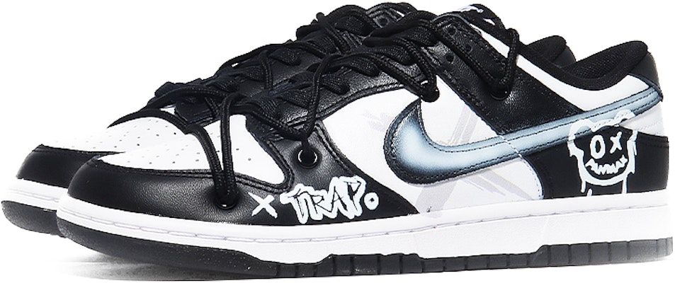 【定制鞋】耐克Dunk Low‘涂鸦熊猫’ DD1391-100(Team10-涂鸦小熊) Lookbook 【定制鞋】耐克Dunk Low‘涂鸦熊猫’ DD1391-100(Team10-涂鸦小熊)