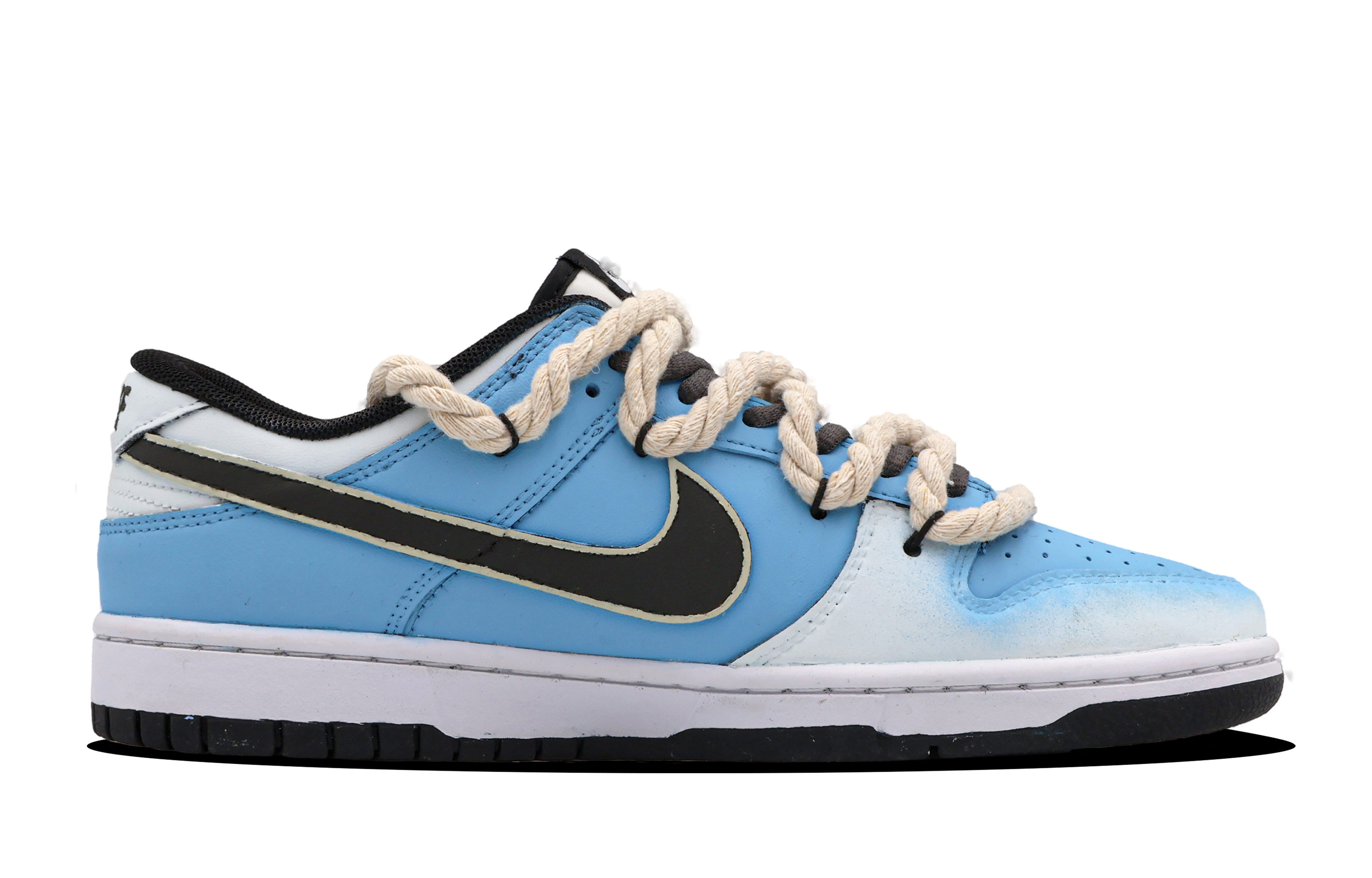 Lookbook 【カスタムシューズ】ナイキ ダンク ロー 'グラフィティ プレッピーブルーホワイト' CW1590-100(Team53-女款越野S-BOX)