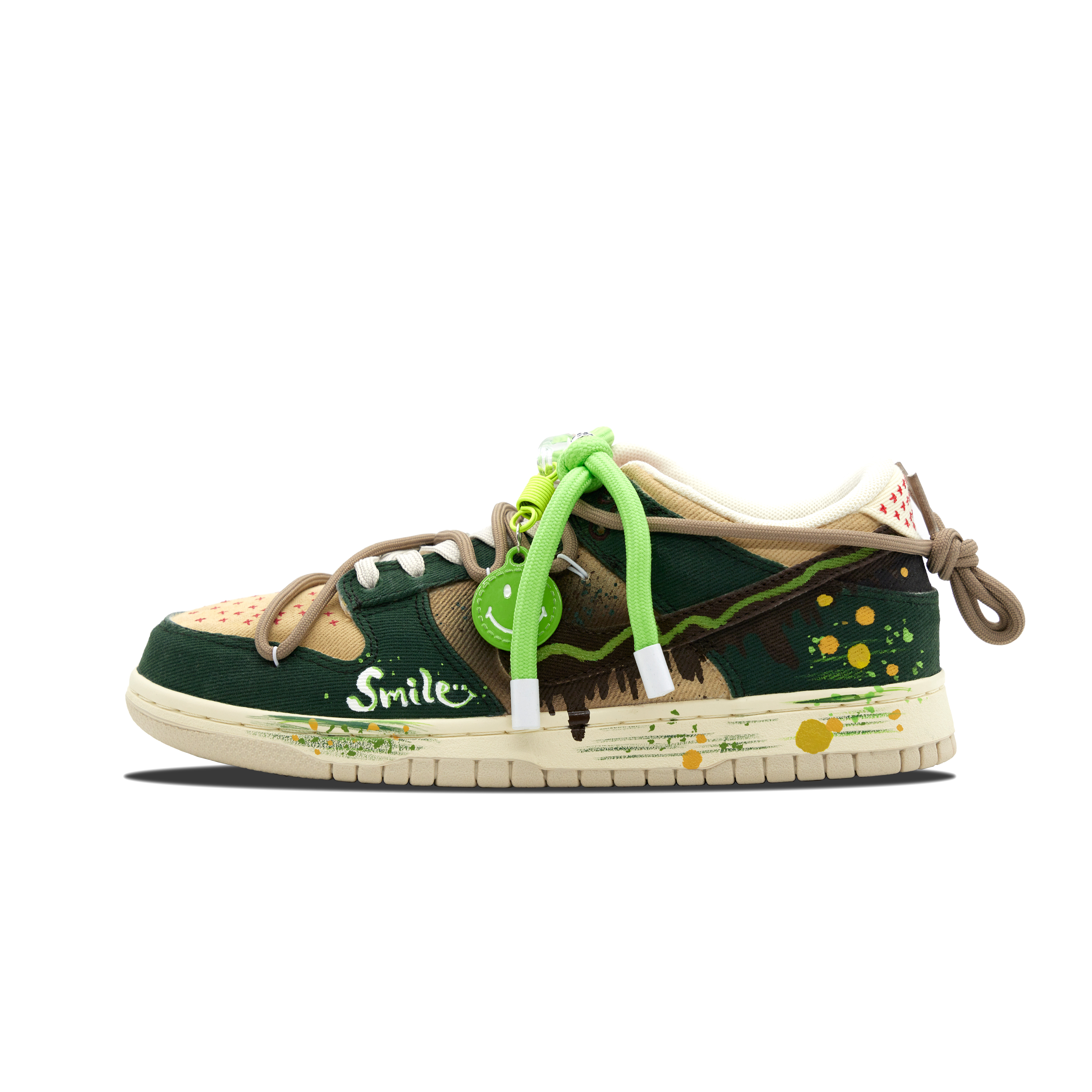 [Custom Shoes] Nike Dunk Low 'Graffiti Smile Christmas'