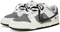 Lookbook 【定制鞋】耐克Dunk Low '涂鸦烟灰色' DO9776-001(TeamY-男款极简小众涂鸦雾霾灰)