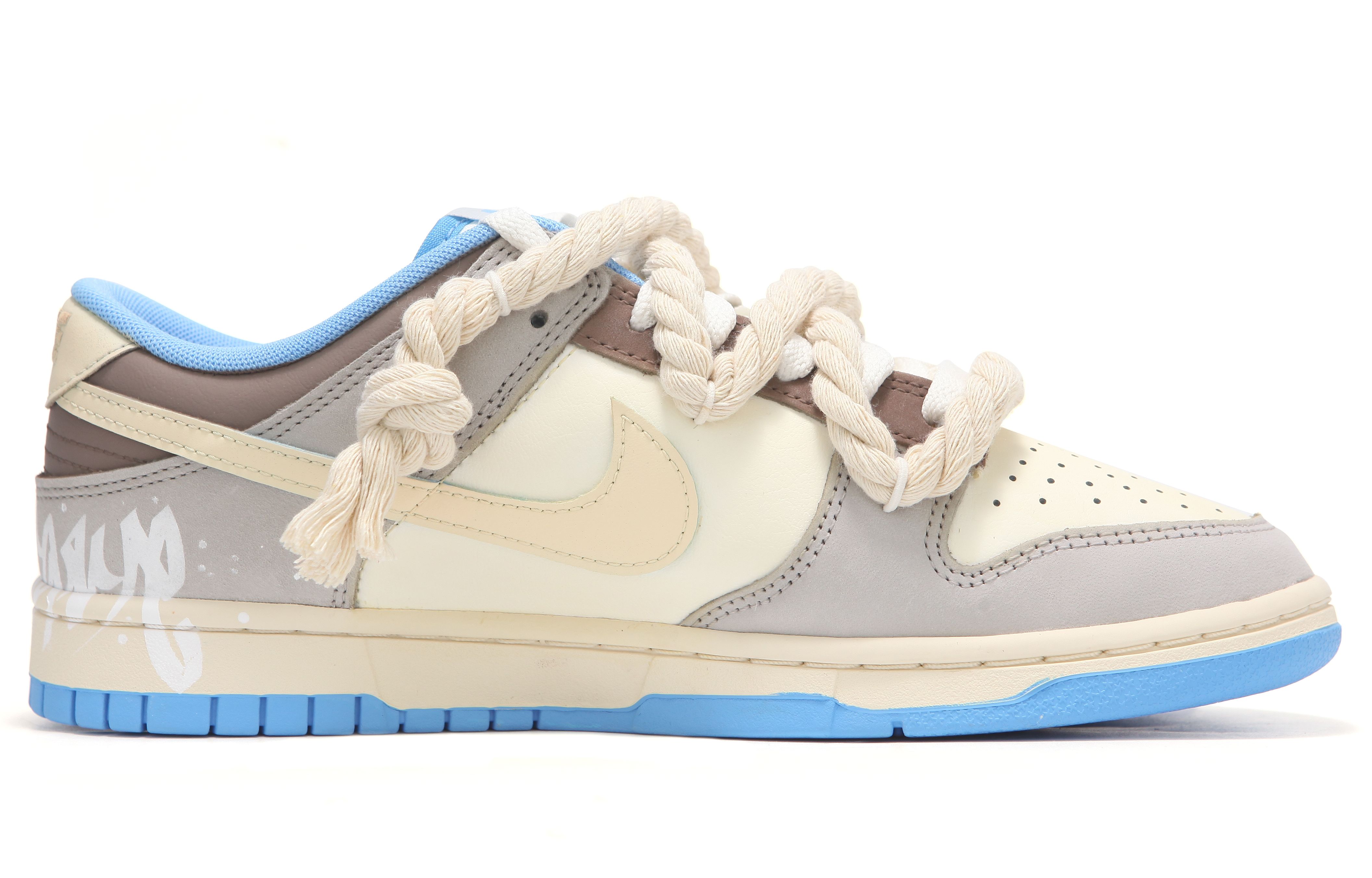 Order 나이키 덩크 로우 '그라피티 스플래시 빈티지' (57 characters) FN7488-133(Team24-男女款麻绳米灰色)