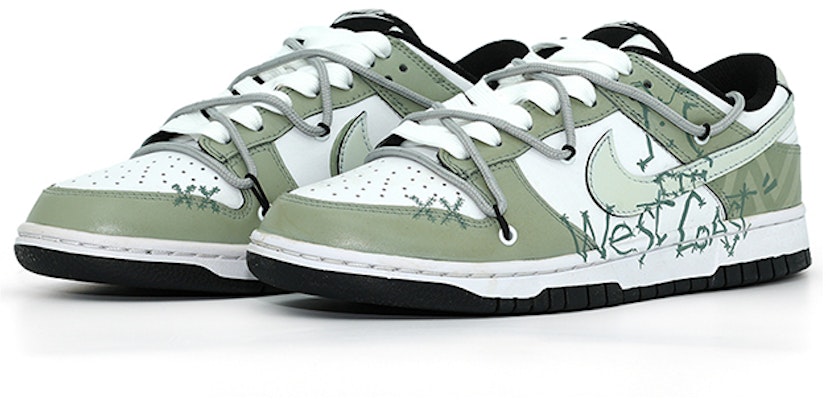 【カスタムシューズ】ナイキ ダンク ロー 'グラフィティ ウェストコーストグリーン' CW1590-100(TEAM106-女款涂鸦西海岸) Lookbook 【カスタムシューズ】ナイキ ダンク ロー 'グラフィティ ウェストコーストグリーン' CW1590-100(TEAM106-女款涂鸦西海岸)