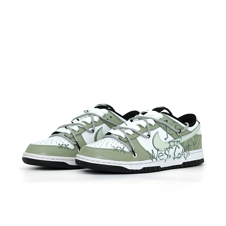 [Custom Shoes] Nike Dunk Low 'Graffiti West Coast Green' 圖 3