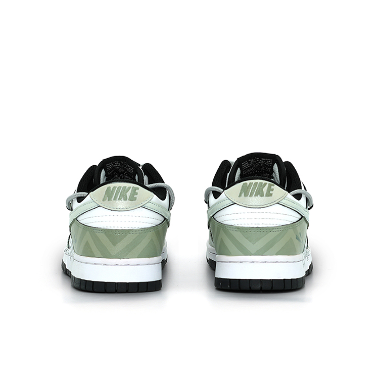 Shop [Sepatu Kustom] Nike Dunk Low 'Graffiti West Coast Hijau' CW1590-100（TEAM106-女款涂鸦西海岸)