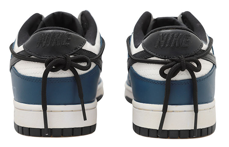 Shop [Sepatu Kustom] Nike Dunk Low 'Grafiti Putih-Biru-Hitam' DD1391-100(Team拾玖-泼墨小熊男S-BOX)