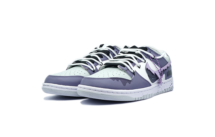 Shop [Kasut Kustom] Nike Dunk Low 'Grape Lava' DV0831-101(Team267男款葡萄流心S-BOX)