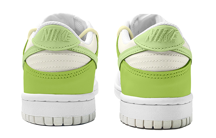 Shop [Custom Sepatu] Nike Dunk Low 'Rumput Hijau Renda Terurai' DH9765-100(TeamK-青提马卡龙)
