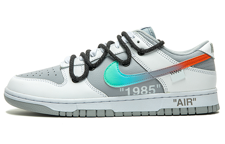 Buy [カスタムシューズ] ナイキ ダンク ロー「グレー ブルー デコンストラクト」 DJ6188-003(TeamB-男款ow炫彩F-BOX)