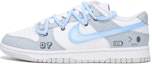 Buy 나이키 덩크 로우 '회색빛 푸른 느낌' (커스텀) DV0831-101(Team拾伍-男款07电玩)