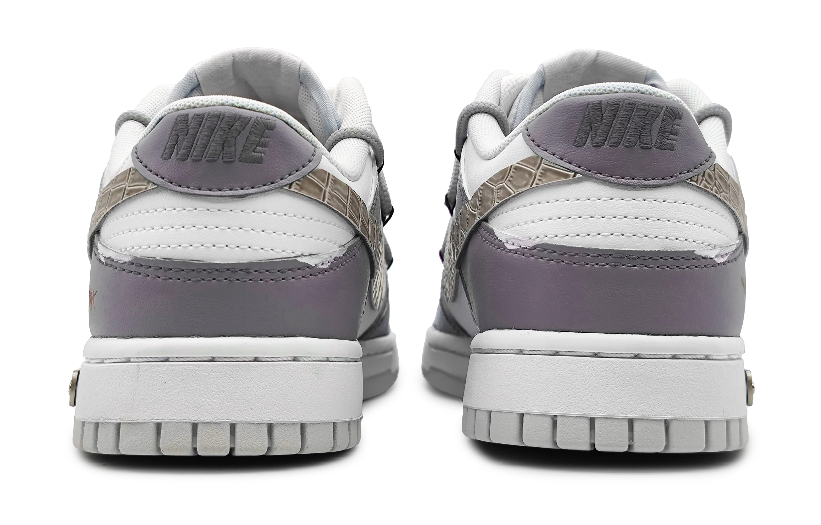 Purchase [Kasut Custom] Nike Dunk Low 'Kelabu Ungu Magik Angkasa Poker Joker' DH9765-102(Team16-女款魔术空间灰紫)