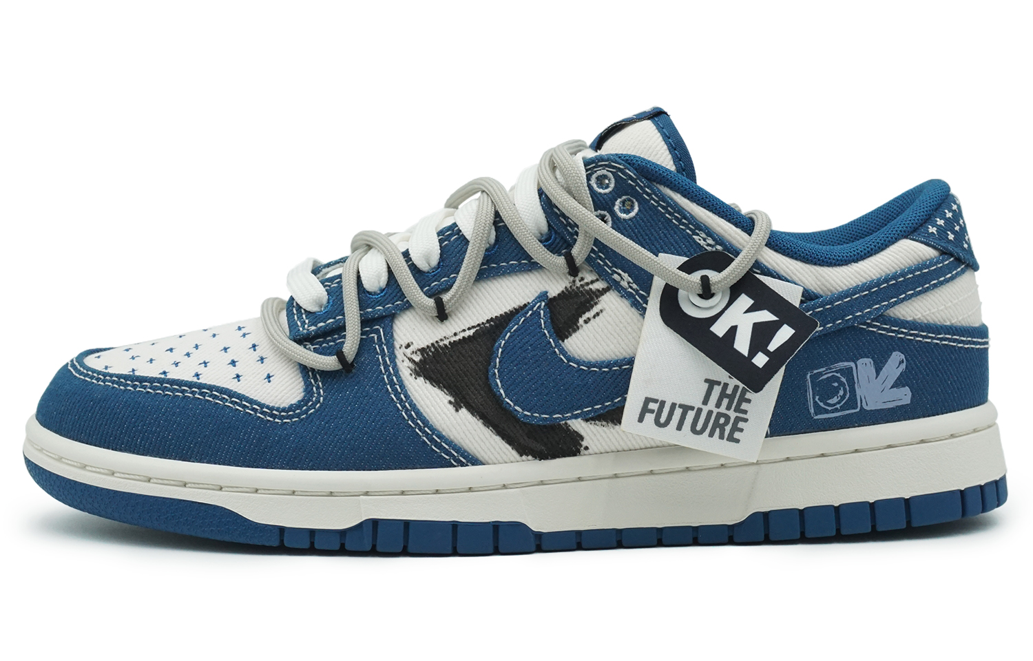 Order [Zapatos Personalizados] Nike Dunk Low 'Gran Paseo Estilo Panda' DV0834-101(Team322-男款OK熊猫)