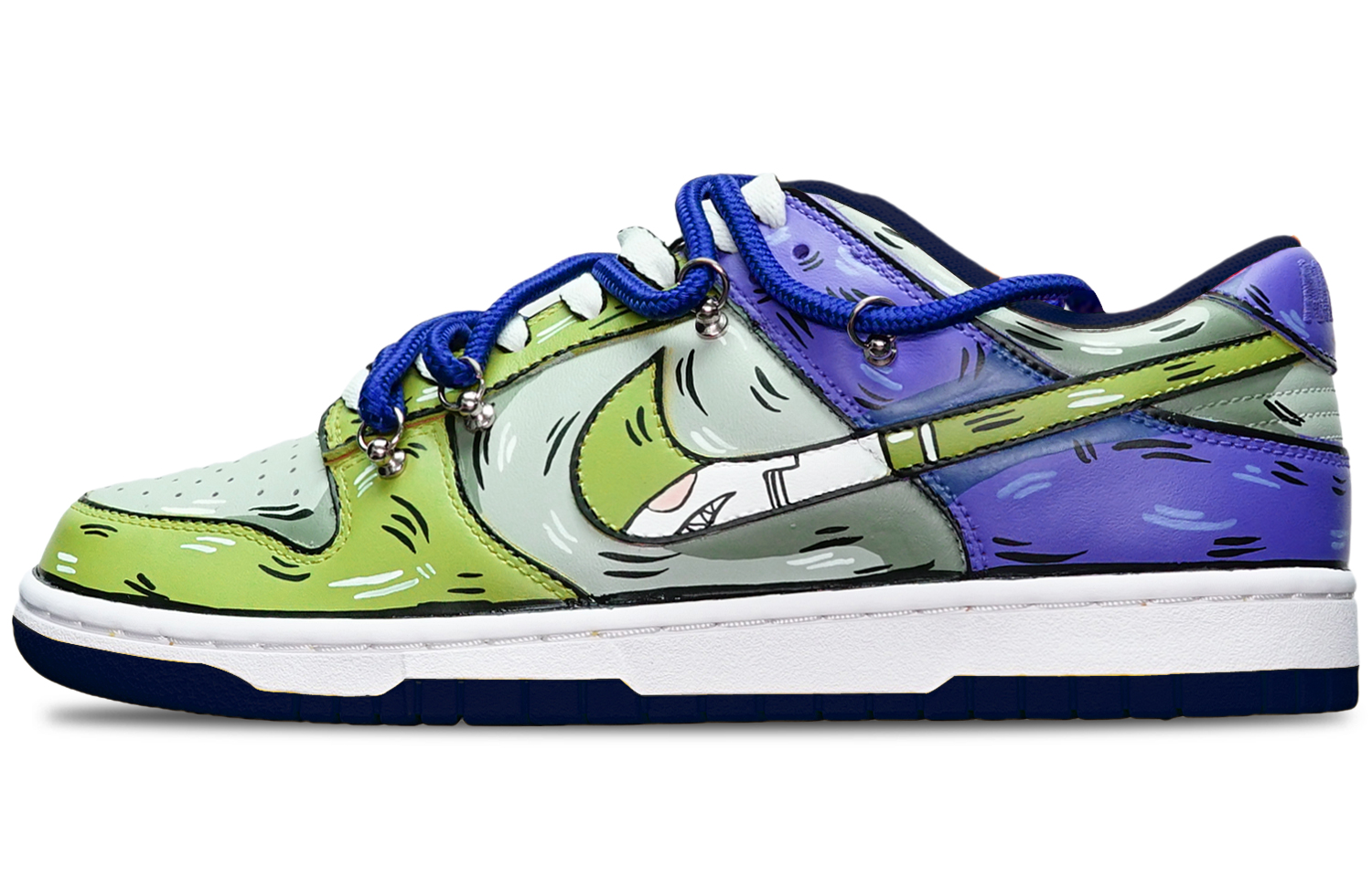 Buy Zapatillas Nike Dunk Low 'Verde-Gris-Azul Tiburón Swoosh' DH9765-300(TeamT-鲨鱼绿灰蓝女S-BOX)