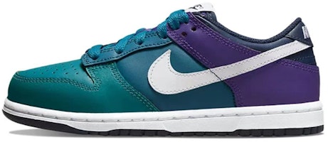 【訂製球鞋】Nike Dunk Low 二次元拼色 鯊魚鉤 解構雙鞋帶 限量特殊鞋盒 低筒 滑板鞋 GS 綠灰藍 Purchase 【訂製球鞋】Nike Dunk Low 二次元拼色 鯊魚鉤 解構雙鞋帶 限量特殊鞋盒 低筒 滑板鞋 GS 綠灰藍