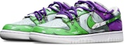 Lookbook 【訂製球鞋】 Nike Dunk Low 拼色二次元 鯊魚鉤 解構雙鞋帶 限量特殊鞋盒 低筒 板鞋 GS 綠灰紫