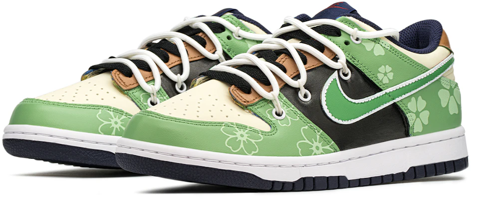 나이키 덩크 로우 '그린블랙' (커스텀) FV8119-161(TeamA-绿绿) Shop 나이키 덩크 로우 '그린블랙' (커스텀) FV8119-161(TeamA-绿绿)