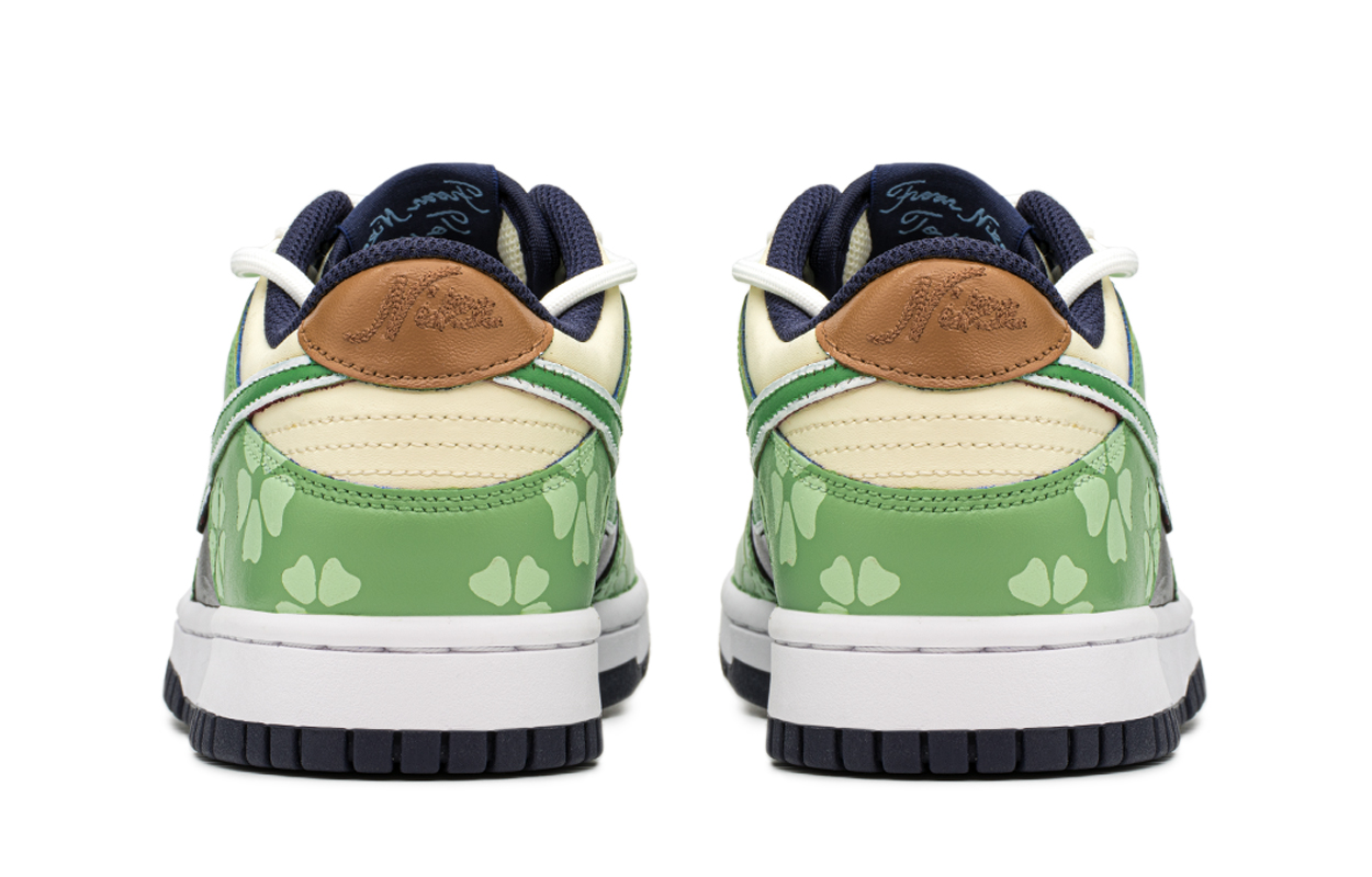 Purchase [Sepatu Kustom] Nike Dunk Low 'Hijau Hitam' FV8119-161(TeamA-绿绿)