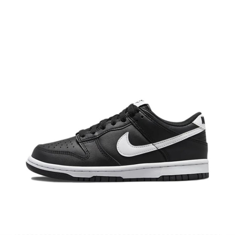 Details for 【訂製球鞋】Nike Dunk Low 綠十字星 Vibe復古磨舊風 高筒 板鞋 GS 黑白綠