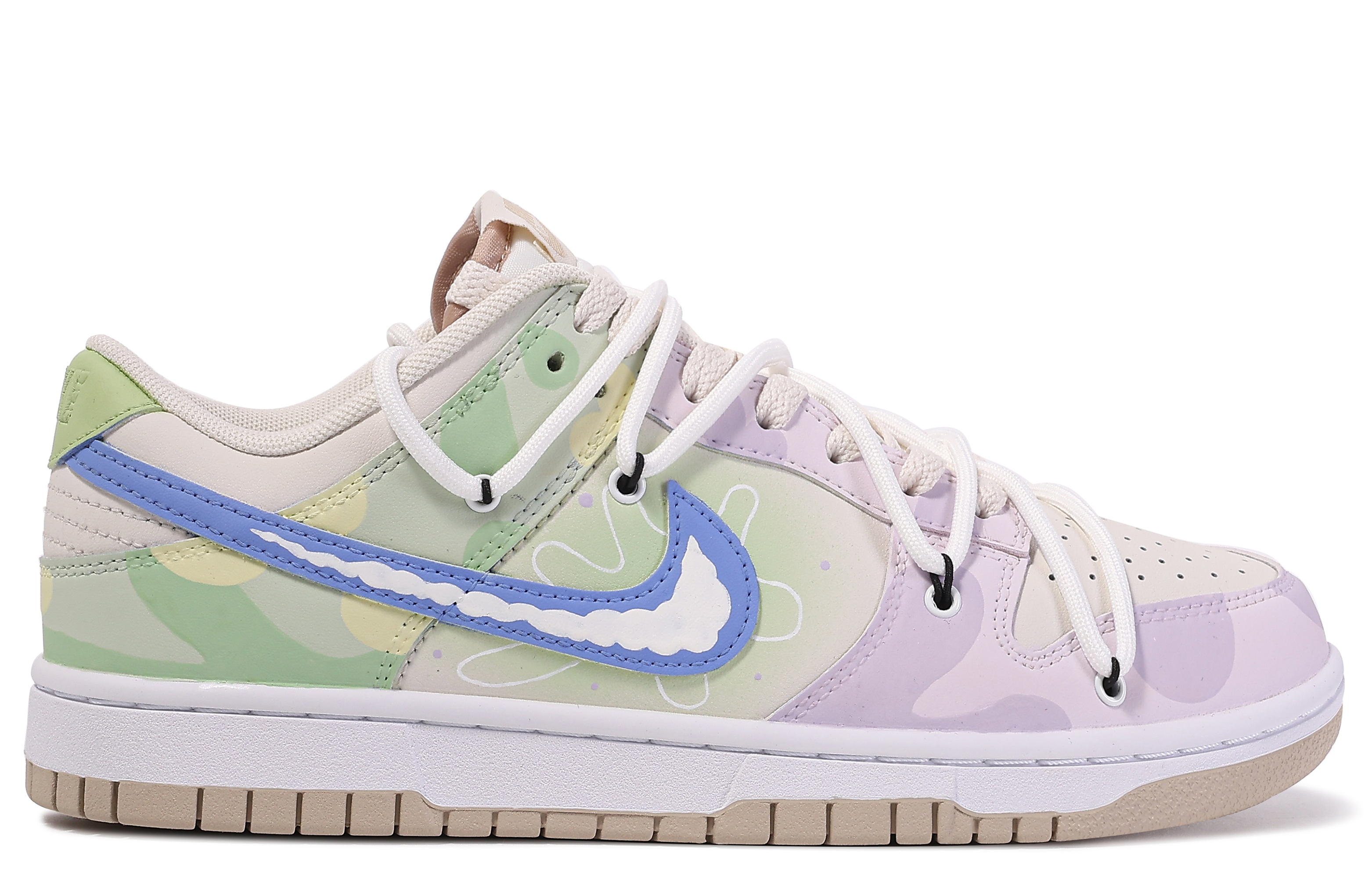 [Custom Shoes] Nike Dunk Low 'Green Flower' 圖 3