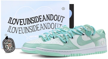 【カスタムシューズ】ナイキ ダンク ロー 'グリーングラデーショングラフィティ' DJ6188-301(Team62-滑板少年) Buy 【カスタムシューズ】ナイキ ダンク ロー 'グリーングラデーショングラフィティ' DJ6188-301(Team62-滑板少年)