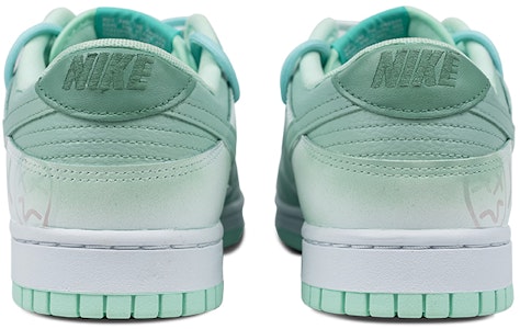 【定製球鞋】Nike Dunk Low 滑板少年 嘻哈高街 復古做舊 街頭風 漸變塗鴉 解構 低筒 板鞋 男款 綠白 Purchase 【定製球鞋】Nike Dunk Low 滑板少年 嘻哈高街 復古做舊 街頭風 漸變塗鴉 解構 低筒 板鞋 男款 綠白