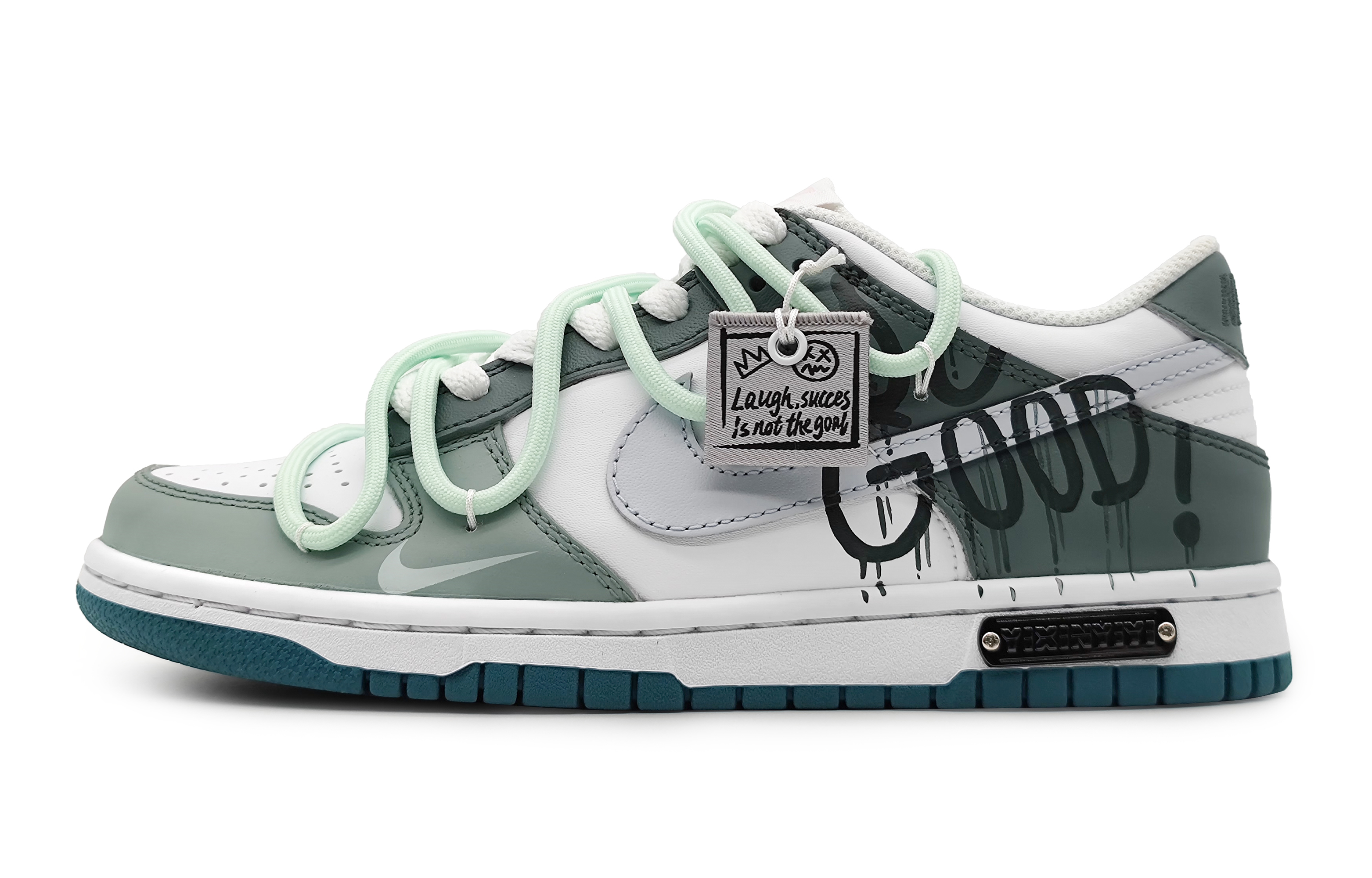 Buy [Sneakers Kustom] Nike Dunk Low 'Green Graffiti' FD9911-101(Team16-女款绿色轨迹)