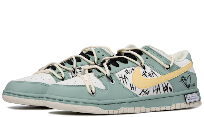 나이키 덩크 로우 '그린 그래피티' (커스텀) DJ6188-100(TeamM-男款撞色涂鸦青梅绿) Lookbook 나이키 덩크 로우 '그린 그래피티' (커스텀) DJ6188-100(TeamM-男款撞色涂鸦青梅绿)