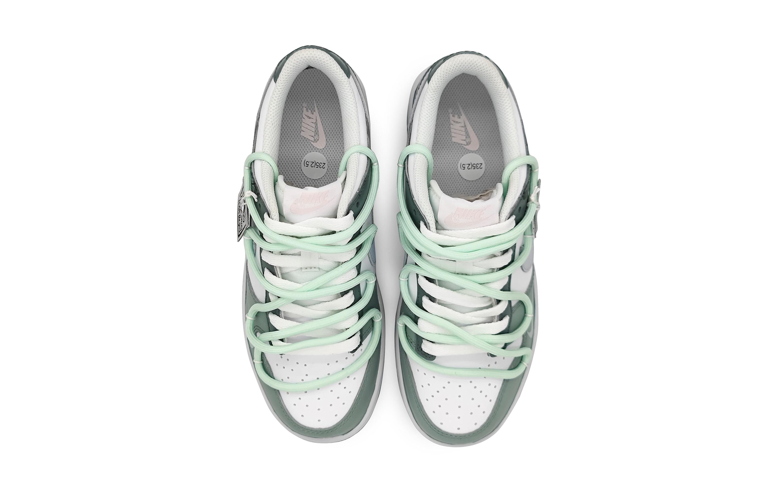 Shop [Sneakers Kustom] Nike Dunk Low 'Green Graffiti' FD9911-101(Team16-女款绿色轨迹)