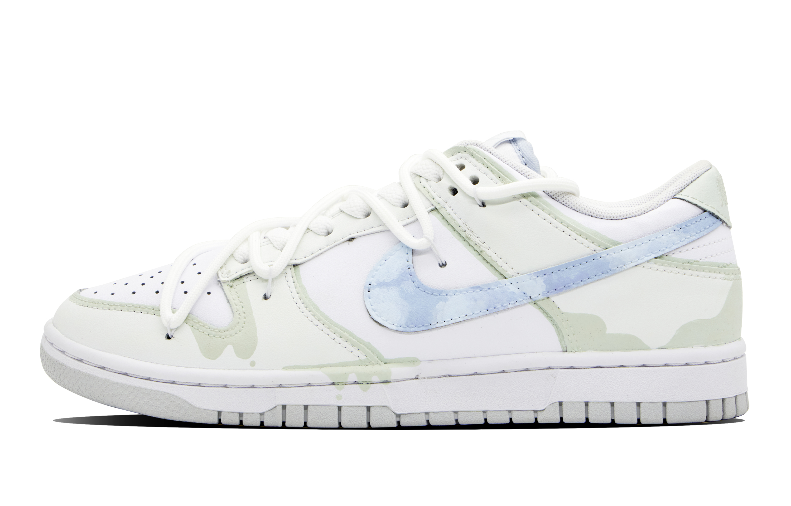 Buy 【客製球鞋】 Nike Dunk Low 解構 青提茉莉 泛用 清冷 低筒 板鞋 男款 青藍