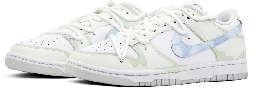 【客製球鞋】 Nike Dunk Low 解構 青提茉莉 泛用 清冷 低筒 板鞋 男款 青藍 Lookbook 【客製球鞋】 Nike Dunk Low 解構 青提茉莉 泛用 清冷 低筒 板鞋 男款 青藍