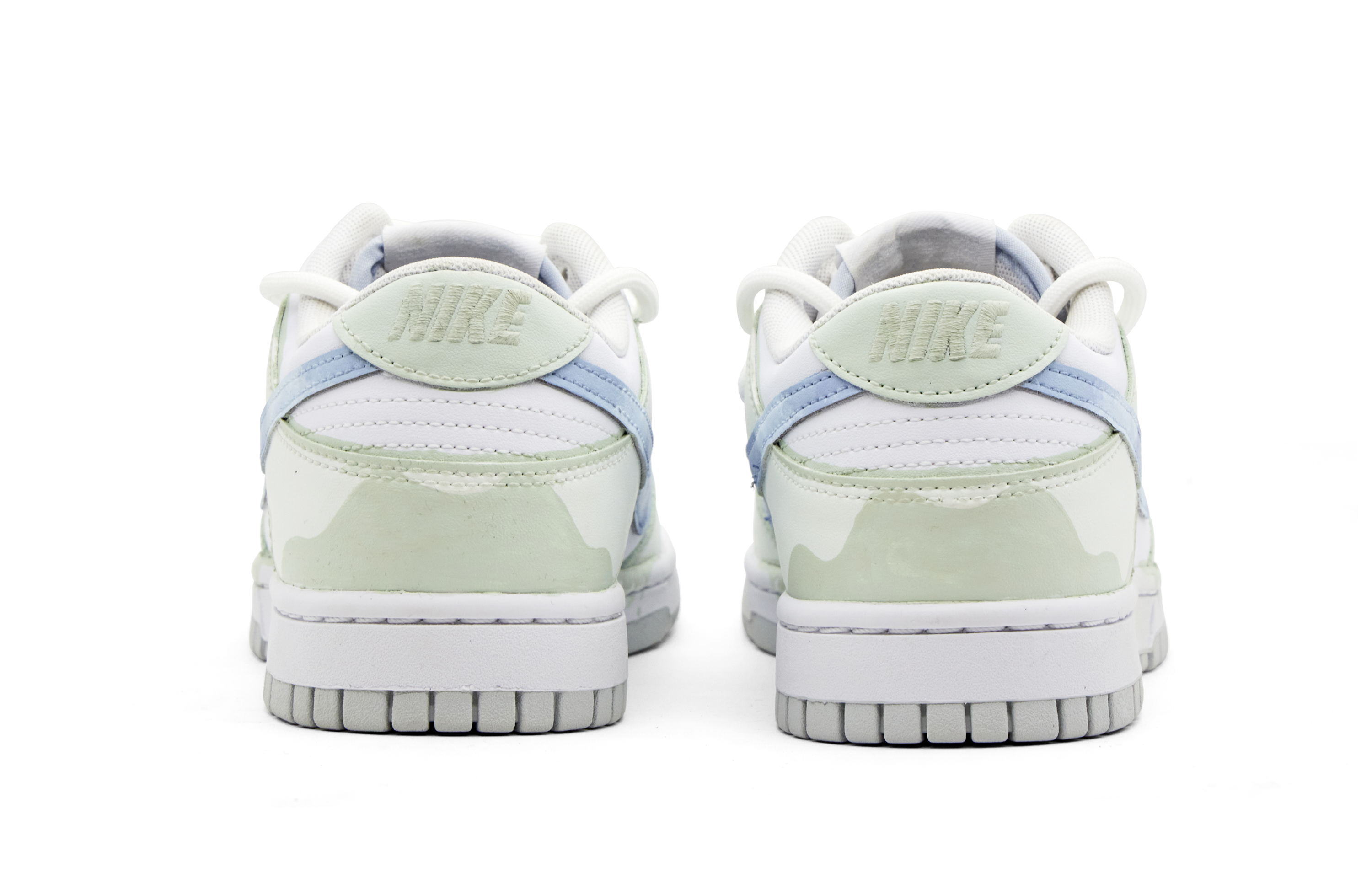 Shop 【客製球鞋】 Nike Dunk Low 解構 青提茉莉 泛用 清冷 低筒 板鞋 男款 青藍