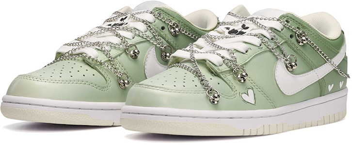 Zapatillas Nike Dunk Low 'Cadena Corazón Verde - Verde Vintage' DJ6188-100(TeamE-男款爱心链条复古绿) Lookbook Zapatillas Nike Dunk Low 'Cadena Corazón Verde - Verde Vintage' DJ6188-100(TeamE-男款爱心链条复古绿)