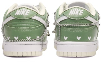나이키 덩크 로우 '빈티지 그린 하트 체인' (Nike Dunk Low 'Vintage Green Heart Chain') DJ6188-100(TeamE-男款爱心链条复古绿) Shop 나이키 덩크 로우 '빈티지 그린 하트 체인' (Nike Dunk Low 'Vintage Green Heart Chain') DJ6188-100(TeamE-男款爱心链条复古绿)