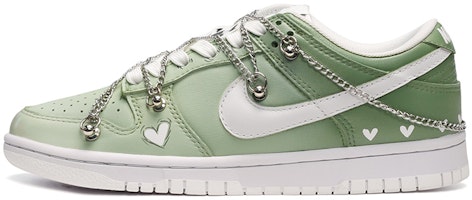 나이키 덩크 로우 '그린 하트 디컨스트럭티드' (커스텀) DH9765-100(TeamE-女款爱心链条复古绿) Buy 나이키 덩크 로우 '그린 하트 디컨스트럭티드' (커스텀) DH9765-100(TeamE-女款爱心链条复古绿)