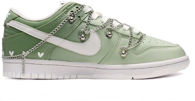 나이키 덩크 로우 '그린 하트 디컨스트럭티드' (커스텀) DH9765-100(TeamE-女款爱心链条复古绿) Order 나이키 덩크 로우 '그린 하트 디컨스트럭티드' (커스텀) DH9765-100(TeamE-女款爱心链条复古绿)