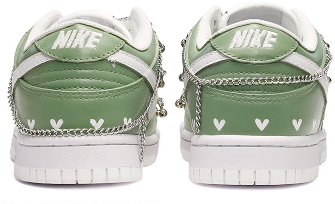 나이키 덩크 로우 '그린 하트 디컨스트럭티드' (커스텀) DH9765-100(TeamE-女款爱心链条复古绿) Shop 나이키 덩크 로우 '그린 하트 디컨스트럭티드' (커스텀) DH9765-100(TeamE-女款爱心链条复古绿)