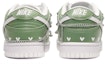Shop 나이키 덩크 로우 '그린 하트 디컨스트럭티드' (커스텀) DH9765-100(TeamE-女款爱心链条复古绿)