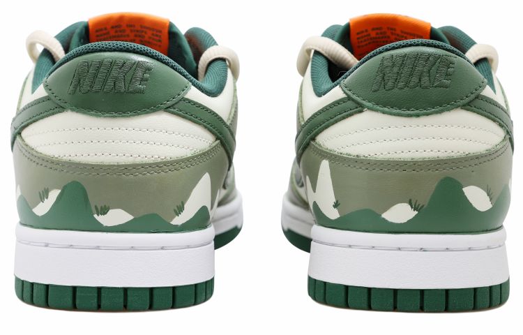 Shop [Sepatu Custom] Nike Dunk Low 'Green Hillside' DD1391-300(Team拾玖-山丘小草男S-BOX)
