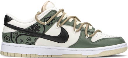 【カスタムシューズ】ナイキ ダンク ロー 'グリーンペイズリー' DV0831-003(TeamA-街头腰果S-BOX) Order 【カスタムシューズ】ナイキ ダンク ロー 'グリーンペイズリー' DV0831-003(TeamA-街头腰果S-BOX)