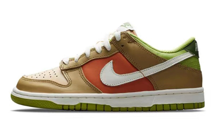 Sizing [Op maat gemaakte Schoenen] Nike Dunk Low ''Groene Panda Grap'' DV9108-711(TeamH-女款蛙蛙S-BOX)