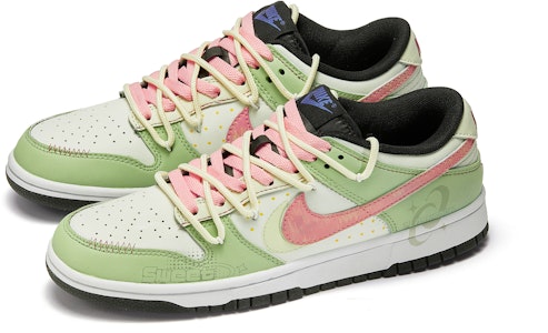 나이키 덩크 로우 '그린핑크 판다' (커스텀) FD6923-100(Team202-红心番石榴-BOX) Shop 나이키 덩크 로우 '그린핑크 판다' (커스텀) FD6923-100(Team202-红心番石榴-BOX)